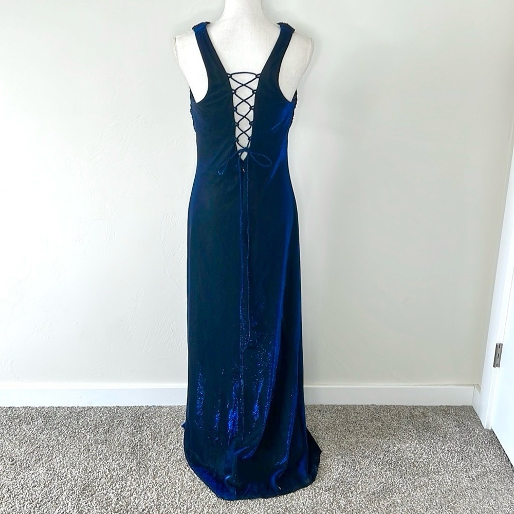 vintage 90s prom dresses Dress Size:XL / 10-12 cf-size-m Amal Clooney Looks Like Blue prom Step back in time